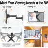 ELIVED Lockable RV TV Mount for Most 13-43 Inch TVs,