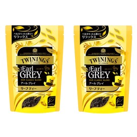 Twining Leaf Pack, Earl Gray, 2.1 oz (60 g) x 2 Packs