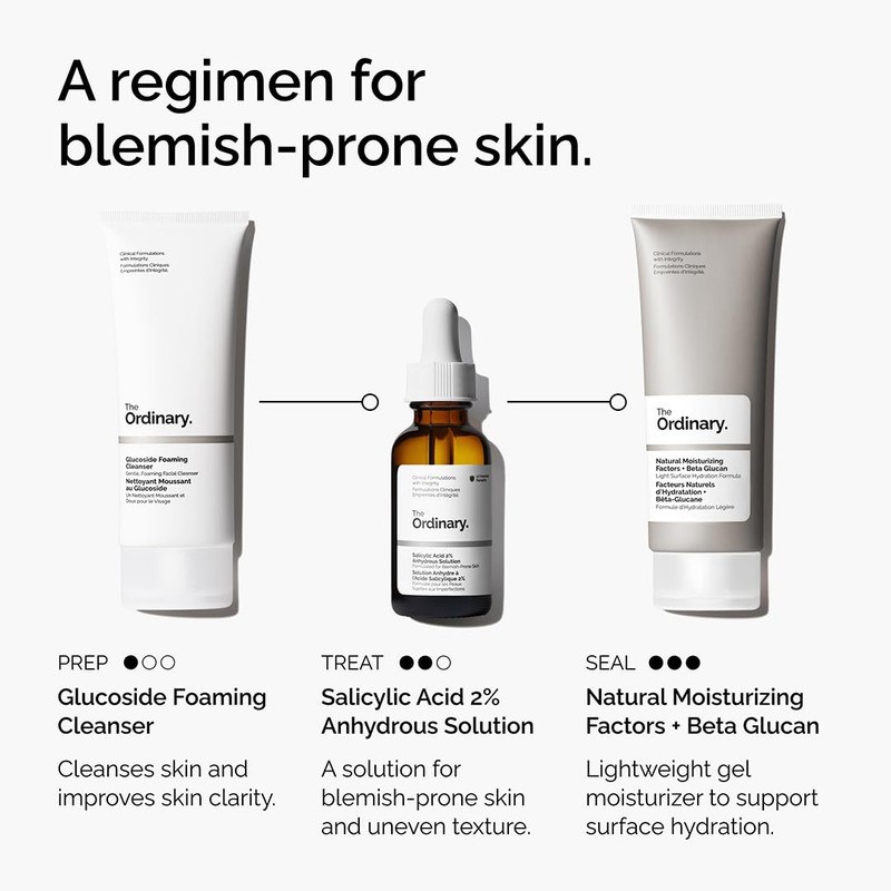 The Ordinary Salicylic Acid 2% Anhydrous Solution, Gentle Exfoliating Serum