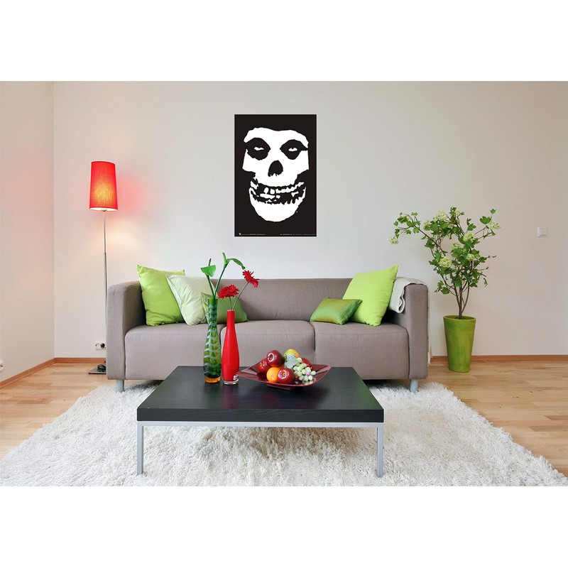 The Misfits (Skull, No Text) Music Poster Print Poster Poster