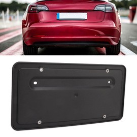 License Plate Bracket Replacement 109684400B 113898200A License Frames PP and EPDM Rear License Plate Mount Frame Bracket Fit for 3 2017‑2023