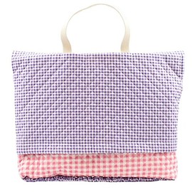 namioto yaf121123 Disaster Prevention Hood Cover, Pink Check x Purple Check