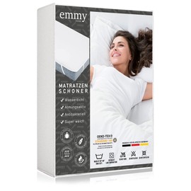 Emmy Home Mattress Protector, 120 x 200 cm - Waterproof, Washable Incontinence Pad, Moisture Protection, Breathable, Mattress Topper for Allergy Sufferers