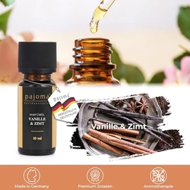 pajoma pajoma Duft?l 10 ml, Vanille & Zimt - Golden Line | feinste Parfm?le fr Aromatherapie/Duftlampe | Premium Qualit?t