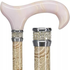 Royal RC Canes Creme Pearlz Designer Adjustable Cane