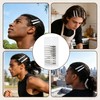 Hair Clips for Men Men's Hair Clip 10pk Silver Non