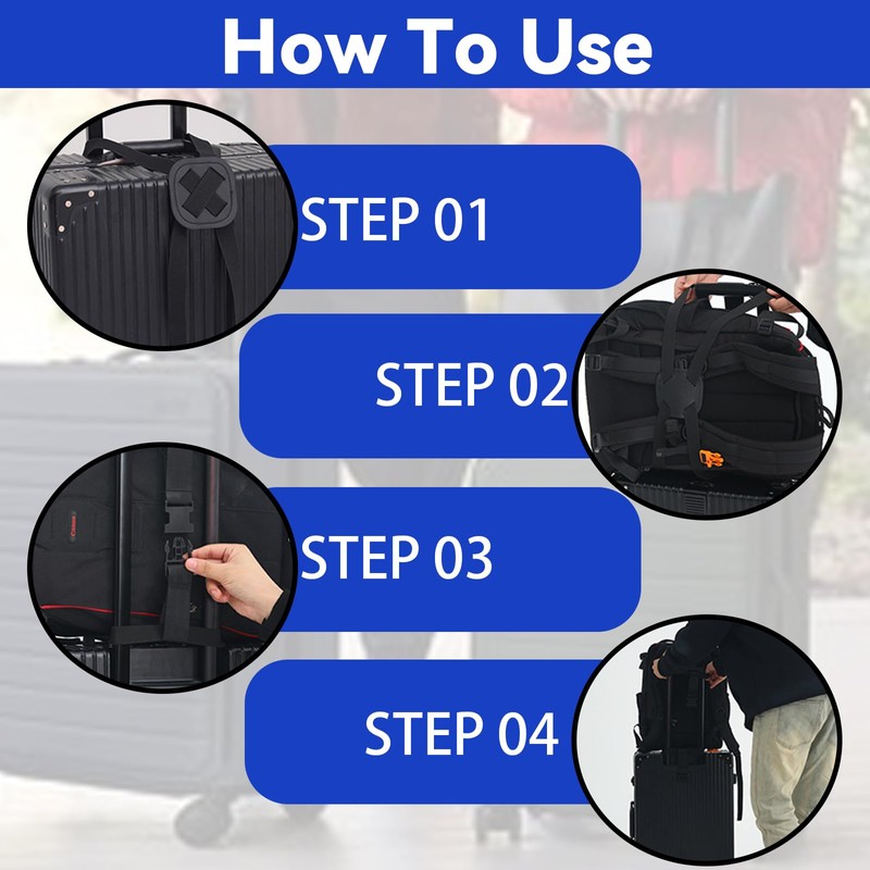 One Piece Safe Luggage Straps Bag Bungees Convenient Nylon Travel