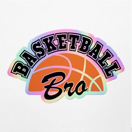 ANGDEST CLUB Vinyl Stickers Decals of Basketball Bro - Apply On Any Smooth Surfaces Indoor Outdoor Bumper Tumbler Wall Laptop Phone Skateboard Cup Glasses Car Helmet Mug Door Truck Gifts Decoration
