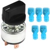 RUNCCI-YUN 4-Position 3-Speed Fan Selector Rotary Switch Governor 12A 250V/16A