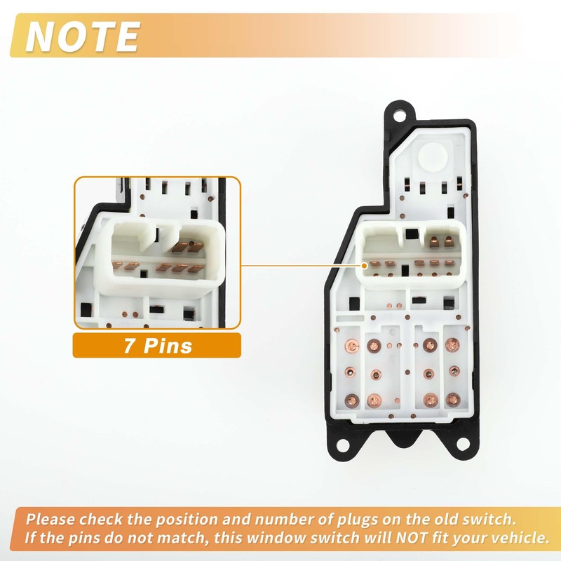 A ABSOPRO Electric Switch for Window Regulator Front Left on
