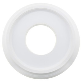 Ceiling Medallion Background Decoration Round Ceiling Lighting Medallion White Ceiling Decorative Base for Lighting Fixture and Ceiling Fan