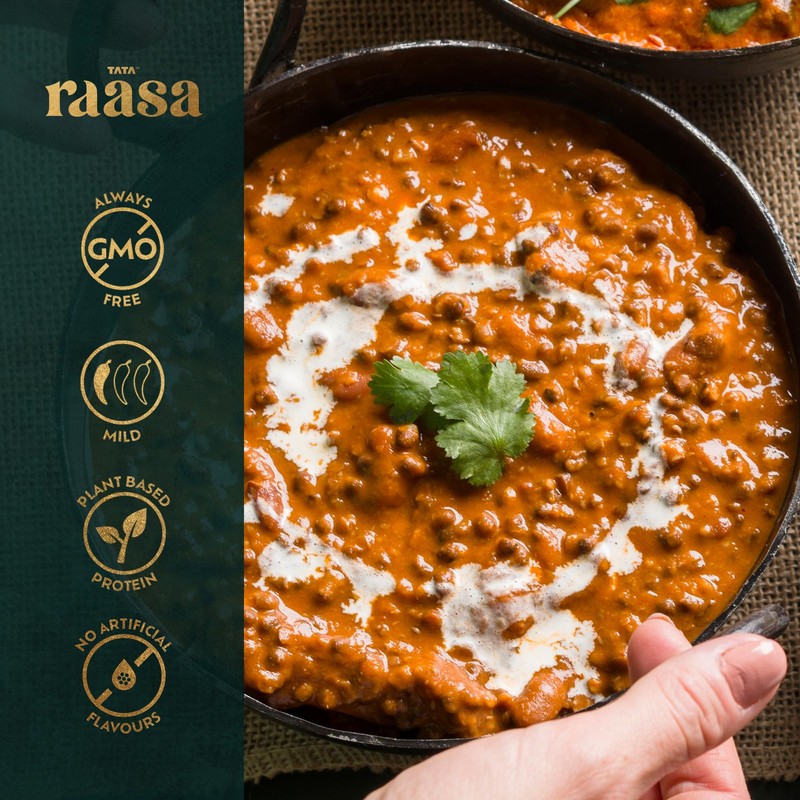 Tata Raasa Royal Black Lentils, Vegan Friendly, Non-GMO, 10 Ounce