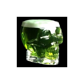 Artis Tiki Skull Glass 24.75oz / 700ml | 70cl Novelty Cocktail Glass, Death Skull Glass, Hawaiian Glass