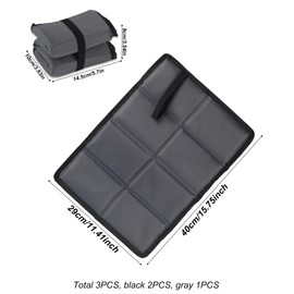 Set of 3 Thermal Seat Cushions, Foldable Seat Pads, Outdoor Seat Mat, Outdoor Seat Cushion, Thermal Foldable Seat Mat, Waterproof, Portable Children's Seat Pad for Outdoor, Camping, Hiking