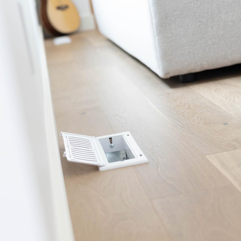 2-Pack Childproof Babyproof Vent Cover for 3"x10" Vent Openings (Brown)