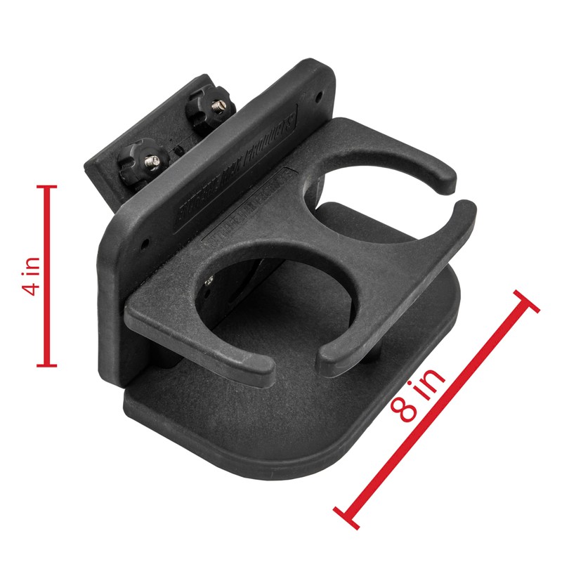 Extreme Max 3005.5616 Two-Drink Holder with 45° Base for Lund