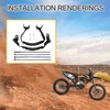 GOOFIT Motorcycle Rear/Front Protective Rescue Pulling Belt Universal Adjustable Pull