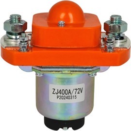 XYZIL MZJ-400A 72V 400A Solenoid Contactor Solenoid for Golf Cart Heavy Duty Plug and Play Direct Replacement