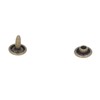 500set Metal Studs Rivets 8mm DIY Iron Double Flat Burr