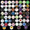 60Pcs Thank You Themed Stickers, Elegant Floral Round Waterproof Vinyl