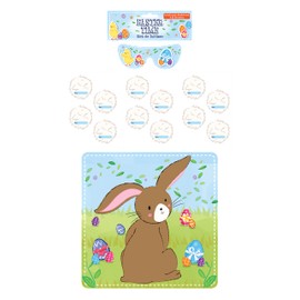 Henbrandt Stick the Tail on the Bunny Kids Easter Activity Game