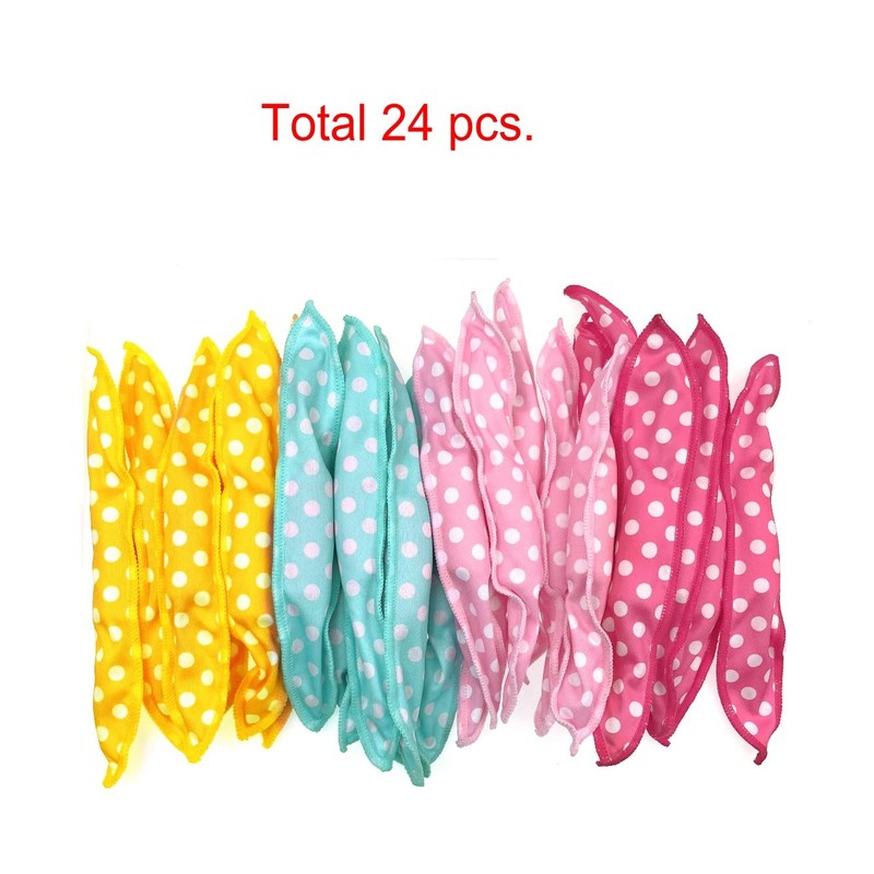 JZK 24 x Foam Hair Rollers for Long and Medium