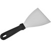 Stainless Steel Triangular Spatula,Slant Edge Grill Scrape r Western Cuisine