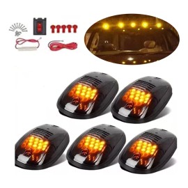 PUNKZZ Camión 5 Luces De Circulación Para Techo De Coche Esquivar