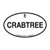 CafePress Crabtree Falls Oval Car Bumper Sticker