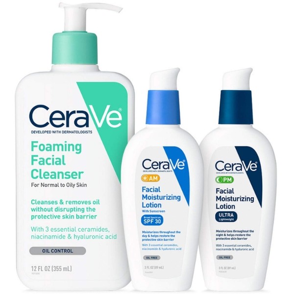 CeraVe Daily Skin Care (Foaming Bundle)