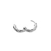 [D.Silver] Silver 925 Urban Loop One-Touch Earrings Silver / [D.Silver]