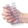 XEAOHESY 32pcs Semi Cured Gel Nail Strips, Needs to Be