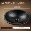 Monarch Abode Bathroom Sink – 17-Inch Oval Drop In Bathroom
