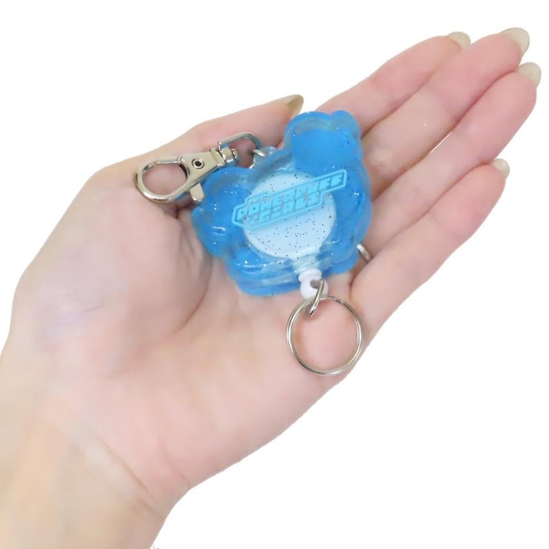 ESK Japan Powerpuff Girls 17178 Rubber Reel Key Chain Bubbles