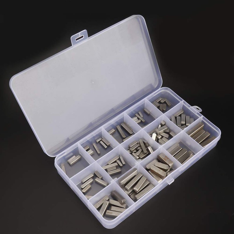 Parallel Drive Shaft Key, 140 Pcs Round Ended Feather Key