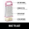 GORILLA GRIP 4-Sided 100% BPA-Free Cheese Grater With Container, Stainless