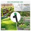 M METERXITY 25-Pack Drip Irrigation Emitters, 5"/13mm Drippers with Stake