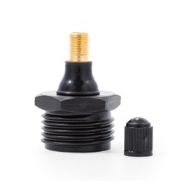 Camco RV Blow Out Plug with Schrader Valve - Features Rust Resistant Double Plastic Construction - Essential RV Winterization Tool Prevents Freeze Damage (36133)