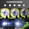 POCKETMAN LED Flashlight, Super Bright Tactical Flashlight, Zoom Focus, 5
