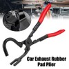 Exhaust Hanger Removal Pliers with Offset Jaw for Rubber Muffler