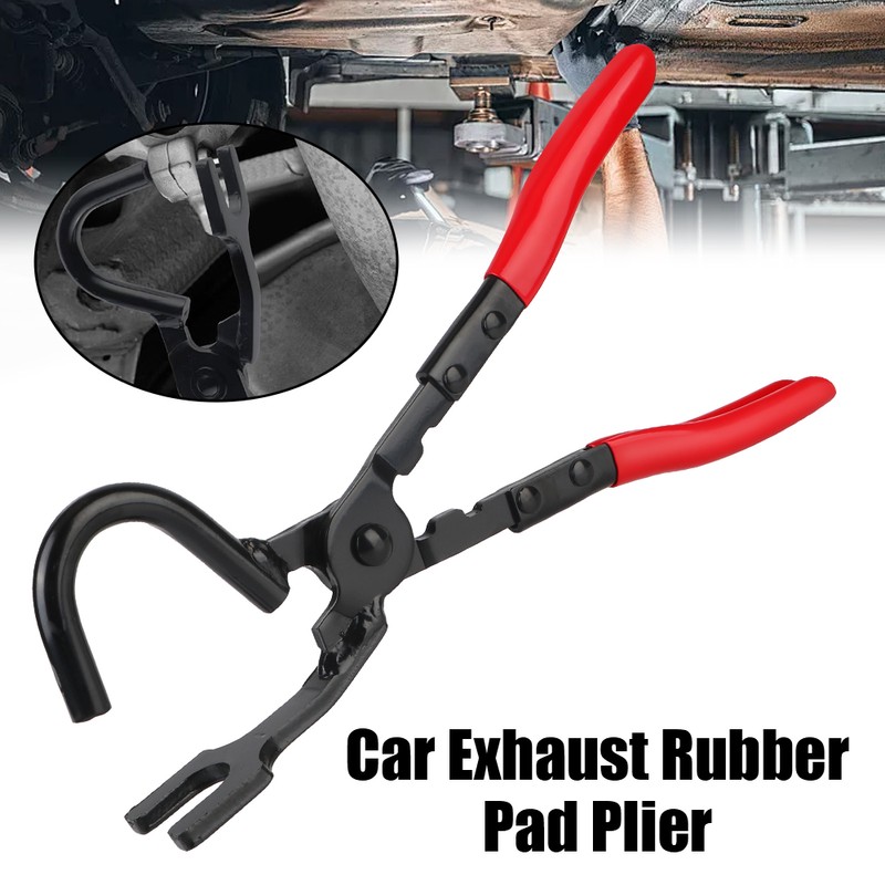 Exhaust Hanger Removal Pliers with Offset Jaw for Rubber Muffler