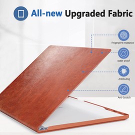 E NET-CASE - Funda para tablet notable de 2 tabletas de 10.3 pulgadas, diseño delgado y ligero, funda para papel digital notable con soporte para lápices (café)