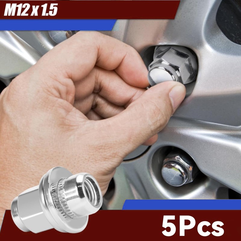 ANBOO 5Pcs Wheel Nuts Set for Jaguar XF XE X-Type