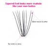 Cluster Eyelashes, Individual, 10 Roots, 0.07mm C-curl, 10mm, Medium Length,