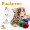 Tuff Kitty Puff Sparkle Ball Cat Toy - (1.5 inch)