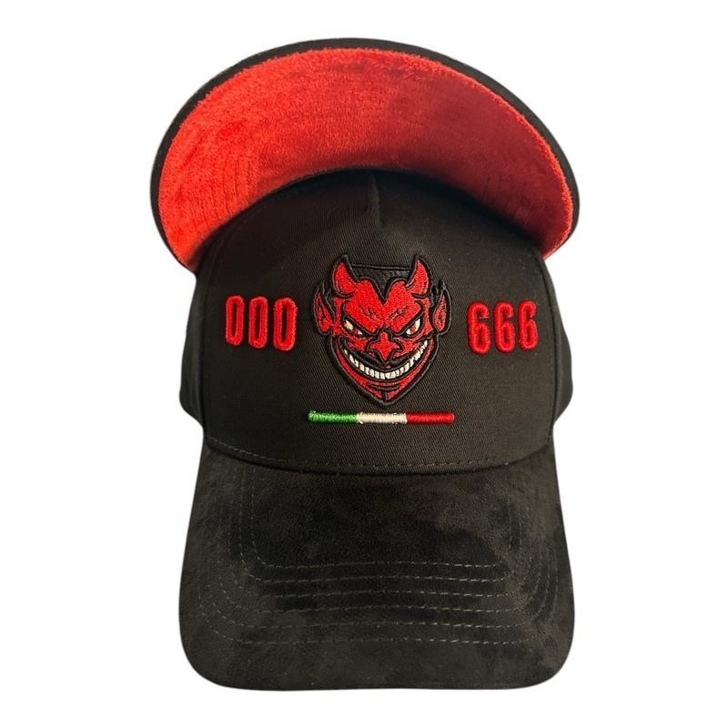 Diablo 666000 Hat - Unisex, Black, Embroidered - Color: Gamuza