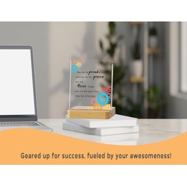 Parxara Coworker Gifts 6X4 Birthday Gifts Retirement Gifts Leaving Gift New Job Going Away Gift for Boss Leader Lady Farewell Gifts Birthday Christmas Desk Plaque for Home Office