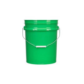 House Naturals 5 Gal Food Grade Bucket Pail with Lid, BPA Free, Made in USA, (Pack of 2)