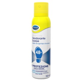 Scholl Fresh Step Lufterfrischer für Schuhe, beseitigt schlechte Gerüche und hält die Schuhe kühl und trocken, 24 Stunden Wirksamkeit für alle Arten von Schuhen, 150 ml Sprayflasche
