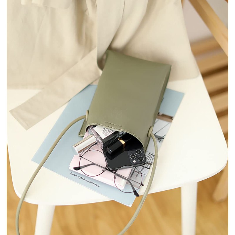 LIVELILY Shoulder Bag, Smartphone Pouch, Smartphone Pochette, Simple Mini Bag,